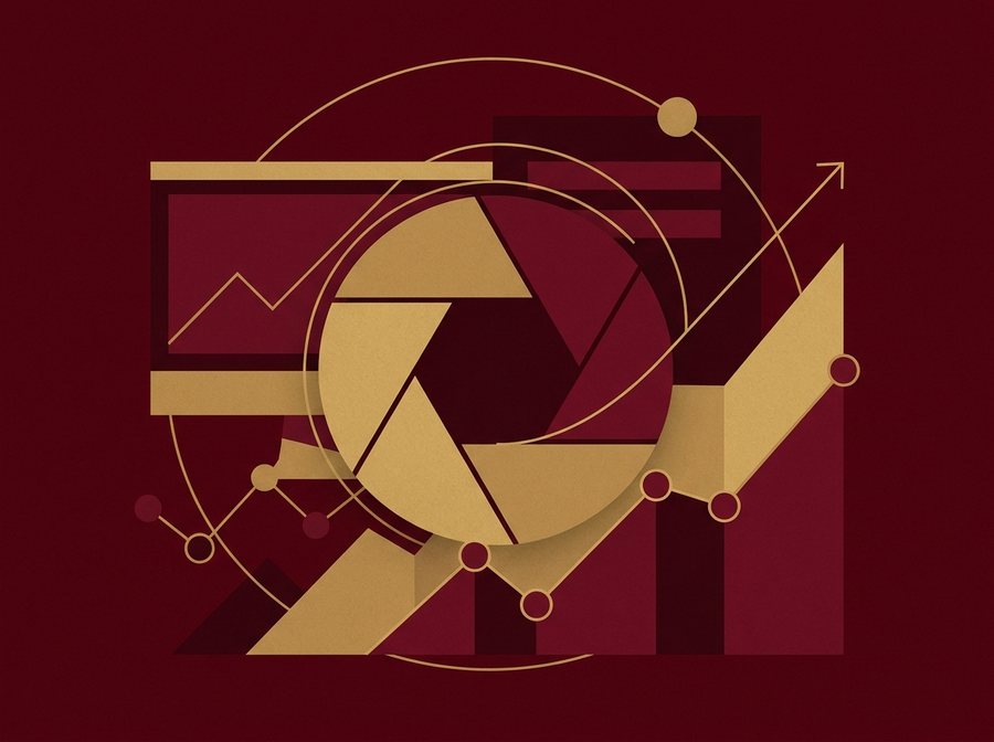 رسم توضيحي لصناعة المحتوى — Illustration representing content creation